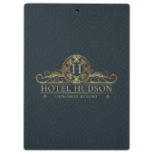 Elegant Hotel Business Klembord (Achterkant)