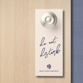Elegant Hotel Door Hanger