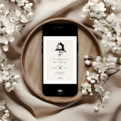 Elegant Housewarming Invitation - Hand Drawn House Kaart