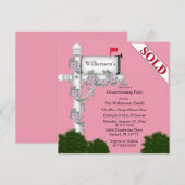 Elegant Housewarming Invitation Kaart (Voorkant / Achterkant)
