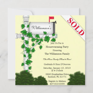 Elegant Housewarming Invitation Kaart
