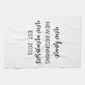 Elegant Housewarming New Home Gift Tea Towel Theedoek (Horizontaal)