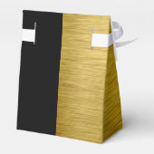 Elegant Hout 50ste Huwelijk Jubileum Bedankdoosjes (Achterkant)