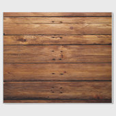 Elegant houtwappapier cadeaupapier (Vlak)