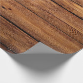 Elegant houtwappapier cadeaupapier (Hoek)