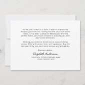 Elegant Huis Realtor Foto Vakantie Kaart (Achterkant)