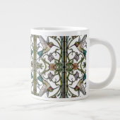 Elegant hummingbird artwork botanical boho chic grote koffiekop (Rechts)