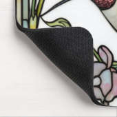 Elegant hummingbird artwork botanical boho chic muismat (Hoek)