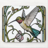 Elegant hummingbird artwork botanical boho chic muismat (Voorkant)
