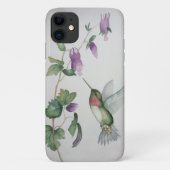 Elegant Hummingbird Garden Waterverf Painting Case-Mate iPhone Case (Achterkant)