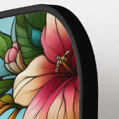 Elegant Hummingbird Glas in lood Effect Pickleball Paddle (Links Detail)