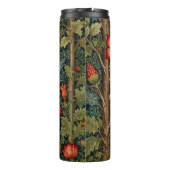 Elegant Hummingbird kunstwerk bohemian floral Thermosbeker (Achterkant)