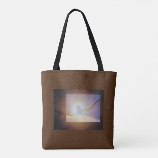 Elegant Hummingbird Modern Simple Tas (Achterkant)