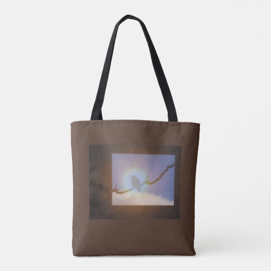 Elegant Hummingbird Modern Simple Tas (Achterkant)