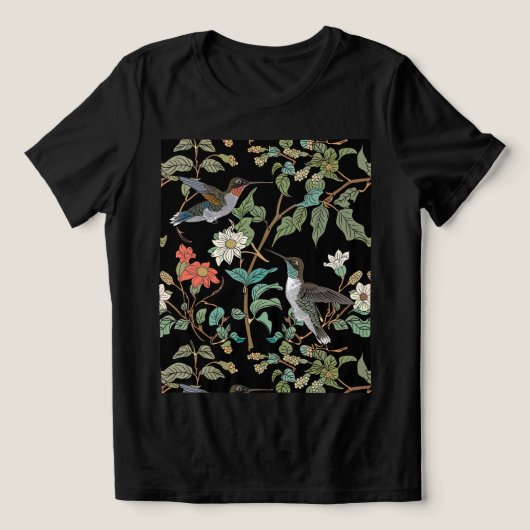 Elegant Hummingbird T-shirt (Design voorkant)
