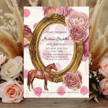 Elegant Hunter’s  Sweet 16 Equestrian Birthday