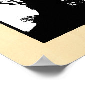 Elegant Hunting Scene Running Deer Wild Boar Poster (Hoek)