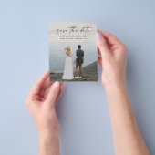 Elegant Huwelijk Budget Save The Date Flyer (Hand)