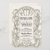  Elegant Huwelijk Kaart (Voorkant / Achterkant)