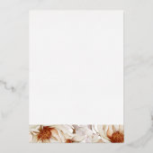 Elegant huwelijks tafelnummers met echte goud foli (Achterkant)