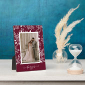 Elegant Huwelijksfoto Lijstloze Foto-ezel Fotoplaat (Zijkant)