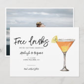 Elegant Huwelijksfotografie Script Save The Date (Voorkant / Achterkant)