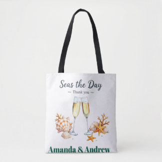 Elegant huwelijksgeschenk voor gasten Bruidscadeau Tote Bag