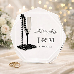 Elegant huwelijksgeschenk voor pasgetrouwden Bruid Fotoblokken
