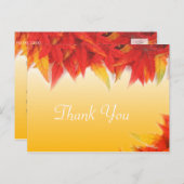 Elegant, huwelijksgunst bedankt briefkaart (Voorkant / Achterkant)