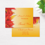 Elegant, huwelijksgunst bedankt visitekaartje (Bureau)