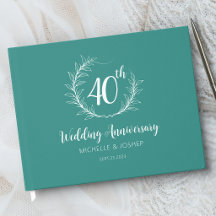 Elegant Huwelijksjubileum Gastboek
