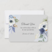 Elegant Huwelijksuitnodiging Ontwerp Kaart (Achterkant)