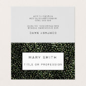 Elegant Hybrid Floral-Animal Visitekaartje (Buitenkant ongevouwen)