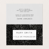 Elegant Hybrid Floral-Animal Visitekaartje (Buitenkant ongevouwen)