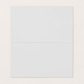 Elegant Hybrid Floral-Animal Visitekaartje (Binnenkant ongevouwen)