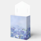 Elegant Hydrangea Blue Florals Wedding Favor Box Bedankdoosjes (Geopend)