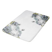 Elegant Hydrangeas Bathroom Mat (Gekanteld)