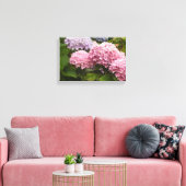 Elegant Hydrangeas Canvas Afdruk (Insitu (Woonkamer))