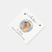 Elegant I doet te veel aan aangepast huisfotowedde Servet (Hoek)