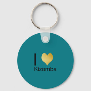 Elegant I Heart Kizomba Sleutelhanger