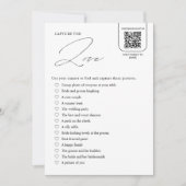 Elegant I Spy Bruiloft Spel Kaart (Voorkant)