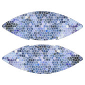 Elegant ice blue mosaic american football (Panelen)