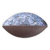 Elegant ice blue mosaic american football (Gedraaid 90)