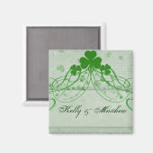 Elegant Iers - Gepersonaliseerd Magneet (Voorkant / Achterkant)