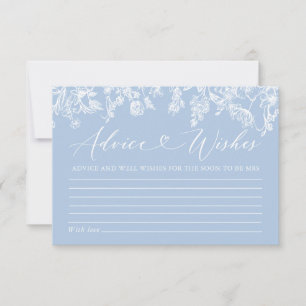 Elegant Iets Blauw Advies en Wensen Kaart