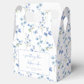 Elegant iets blauw voordat ik Vrijgezellenfeest Bedankdoosjes (Geopend)