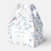 Elegant iets blauw voordat ik Vrijgezellenfeest Bedankdoosjes (Voorkant Zijde)