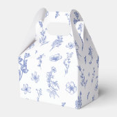 Elegant iets blauw voordat ik Vrijgezellenfeest Bedankdoosjes (Achterkant)