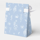 Elegant iets blauw voordat ik Vrijgezellenfeest Bedankdoosjes (Achterkant)