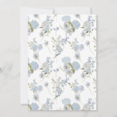 Elegant iets blauw voordat ik Vrijgezellenfeest Kaart (Achterkant)